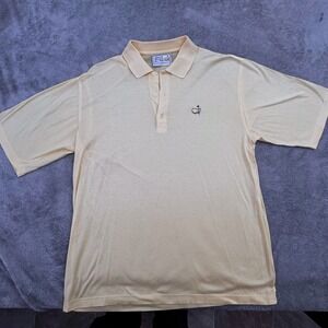 Augusta National Golf‎ Shop Polo Men's Size Large Short Sleeve Yellow
